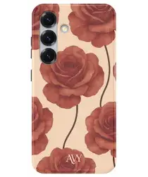 AVY Samsung Galaxy S25 Plus Hoesje MagSafe Back Cover Botanique Roses afbeelding