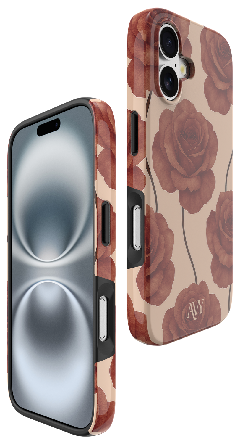 AVY Apple iPhone 16 Hoesje MagSafe Back Cover Botanique Roses afbeelding 13