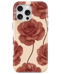AVY Apple iPhone 16 Pro Hoesje MagSafe Back Cover Botanique Roses afbeelding