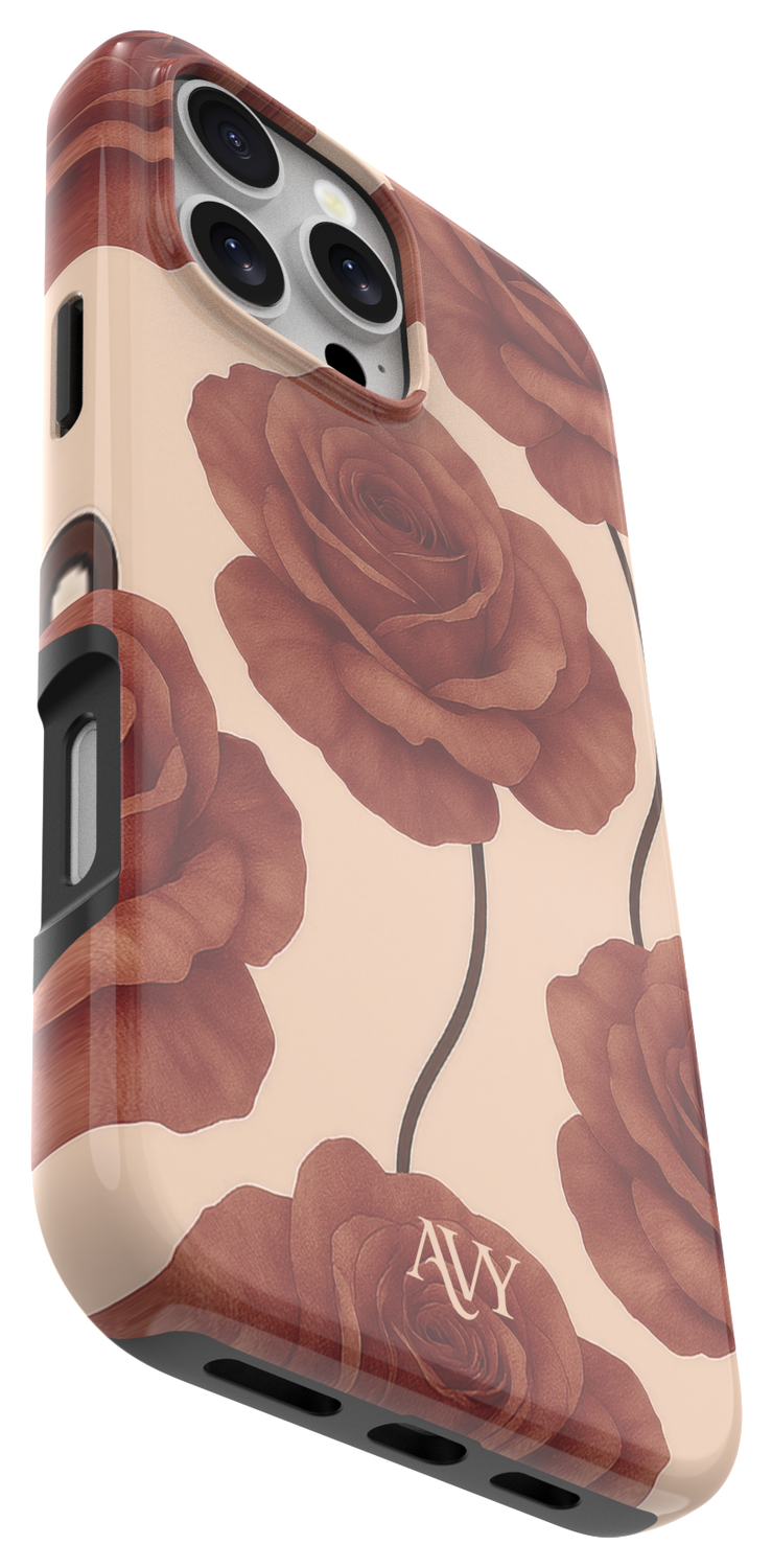 AVY Apple iPhone 16 Pro Max Hoesje MagSafe Back Cover Botanique Roses afbeelding 14