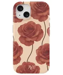 AVY Apple iPhone 15 Hoesje MagSafe Back Cover Botanique Roses afbeelding
