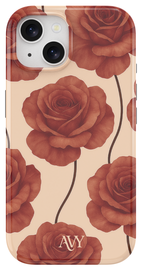AVY Apple iPhone 15 Hoesje MagSafe Back Cover Botanique Roses