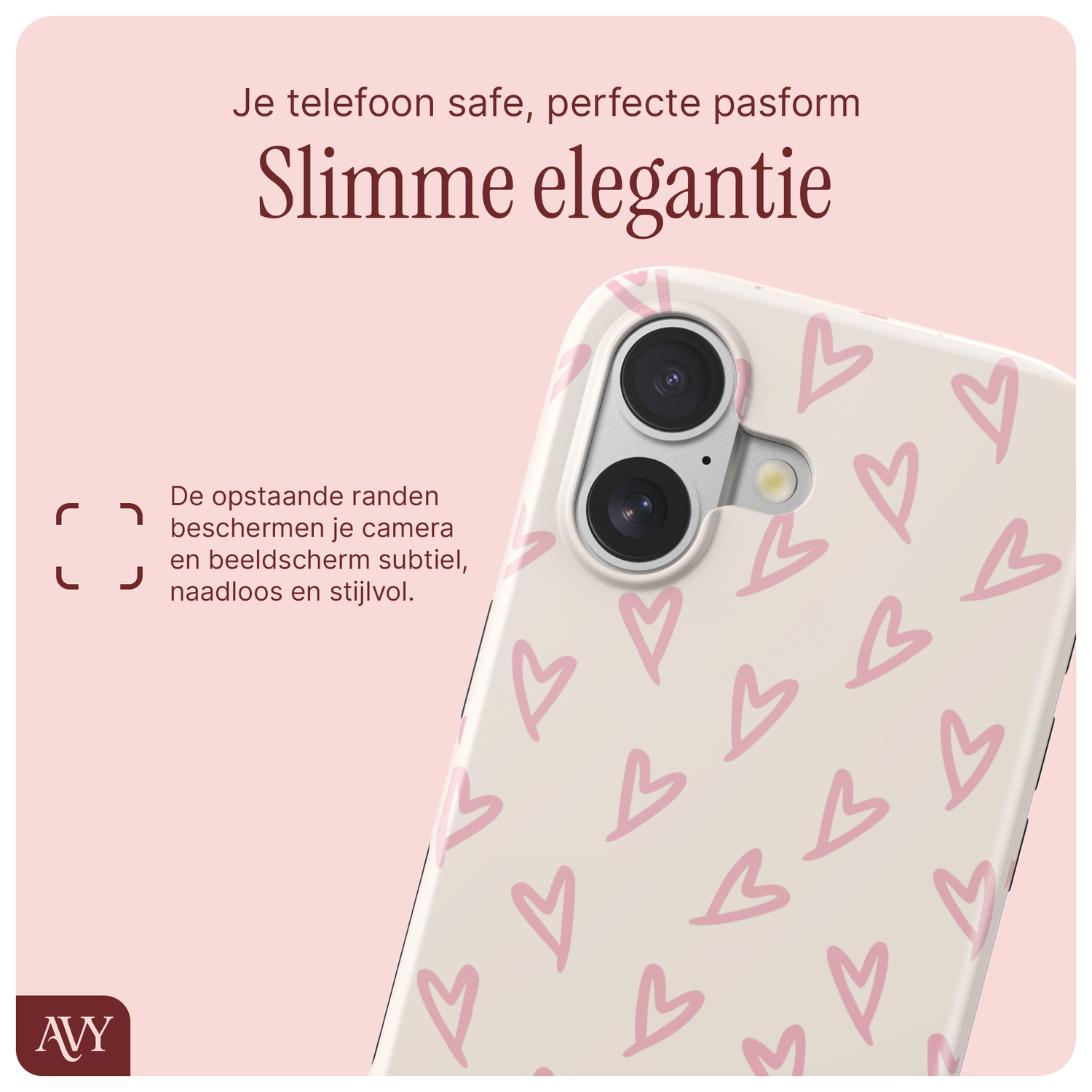 AVY Apple iPhone 17 Hoesje MagSafe Back Cover - Cupid Blush afbeelding 8