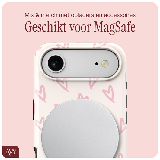 AVY Apple iPhone Air Hoesje MagSafe Back Cover - Cupid Blush afbeelding 6