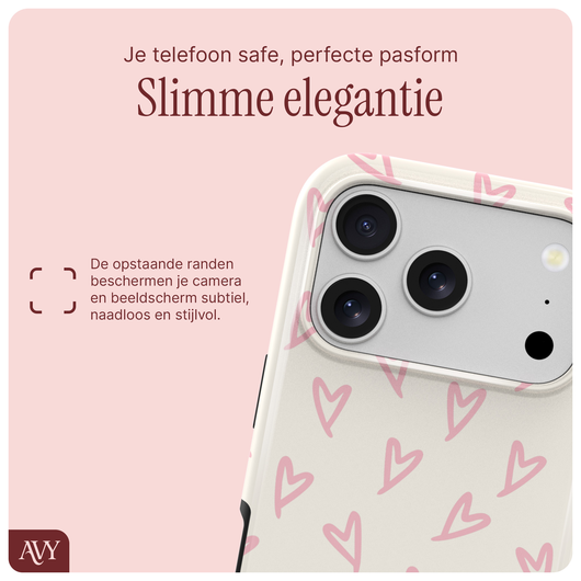 AVY Apple iPhone 17 Pro Hoesje MagSafe Back Cover - Cupid Blush afbeelding 9