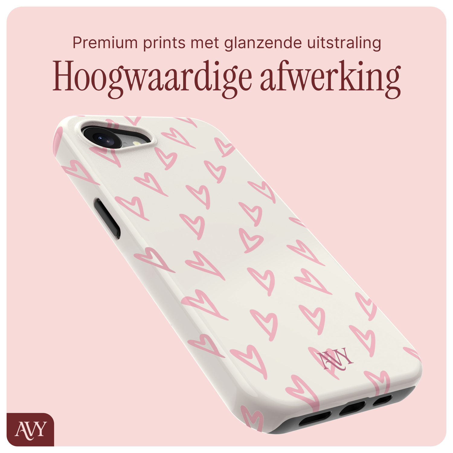 AVY Apple iPhone 16e Hoesje MagSafe Back Cover - Cupid Blush afbeelding 8