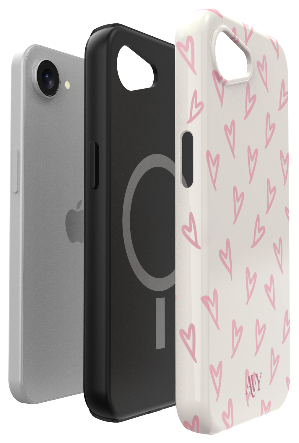 AVY Apple iPhone 16e Hoesje MagSafe Back Cover - Cupid Blush afbeelding 15
