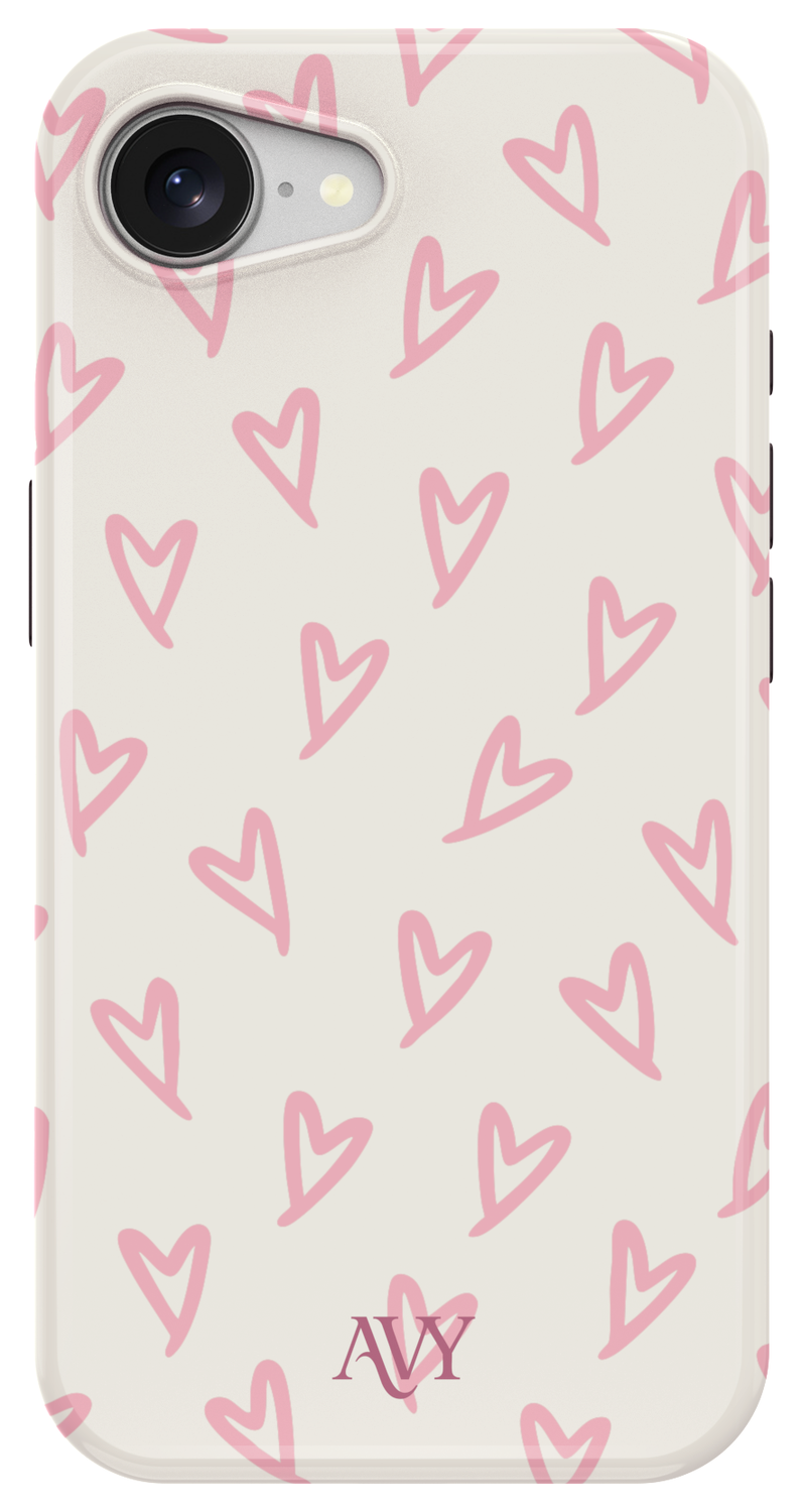 AVY Apple iPhone 16e Hoesje MagSafe Back Cover - Cupid Blush afbeelding 1