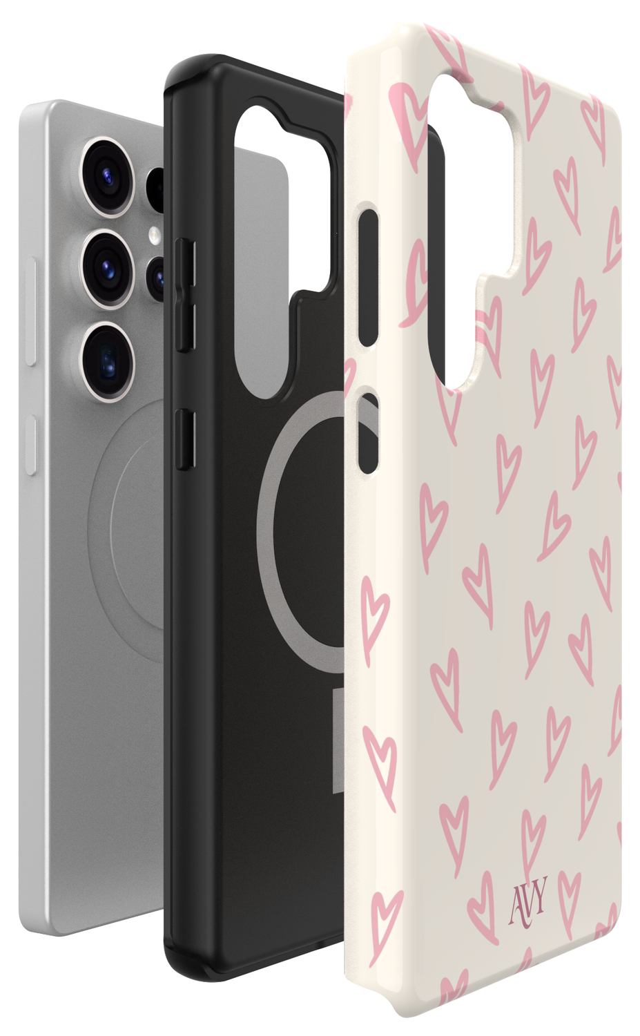 AVY Samsung Galaxy S25 Ultra Hoesje MagSafe Back Cover Cupid Blush afbeelding 16