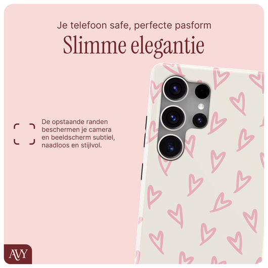 AVY Samsung Galaxy S25 Ultra Hoesje MagSafe Back Cover Cupid Blush afbeelding 9