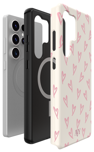 AVY Samsung Galaxy S25 Ultra Hoesje MagSafe Back Cover Cupid Blush afbeelding 16