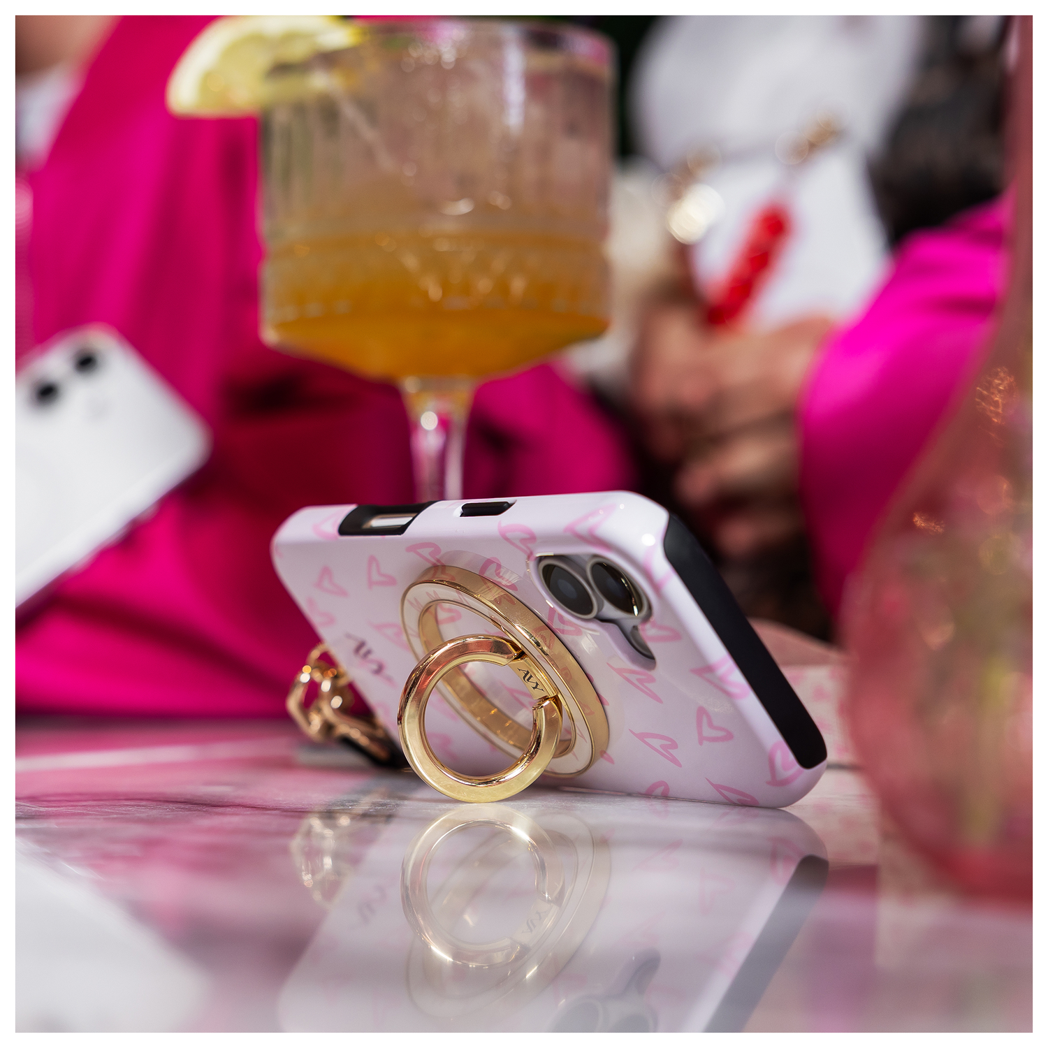 AVY Apple iPhone 16 Pro Hoesje MagSafe Back Cover - Cupid Blush afbeelding 4