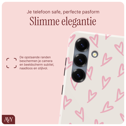 AVY Samsung Galaxy S24 Hoesje MagSafe Back Cover Cupid Blush afbeelding 8