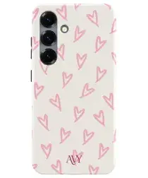AVY Samsung Galaxy S24 Plus Hoesje MagSafe Back Cover Cupid Blush afbeelding