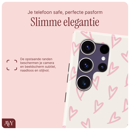 AVY Samsung Galaxy S24 Ultra Hoesje MagSafe Back Cover Cupid Blush afbeelding 8