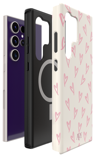 AVY Samsung Galaxy S24 Ultra Hoesje MagSafe Back Cover Cupid Blush afbeelding 16