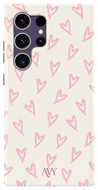 AVY Samsung Galaxy S24 Ultra Hoesje MagSafe Back Cover Cupid Blush
