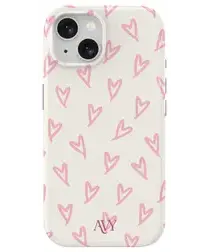 AVY Apple iPhone 14 / 13 Hoesje MagSafe Back Cover Cupid Blush afbeelding