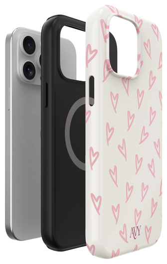 AVY Apple iPhone 12 / 12 Pro Hoesje MagSafe Back Cover Cupid Blush afbeelding 15