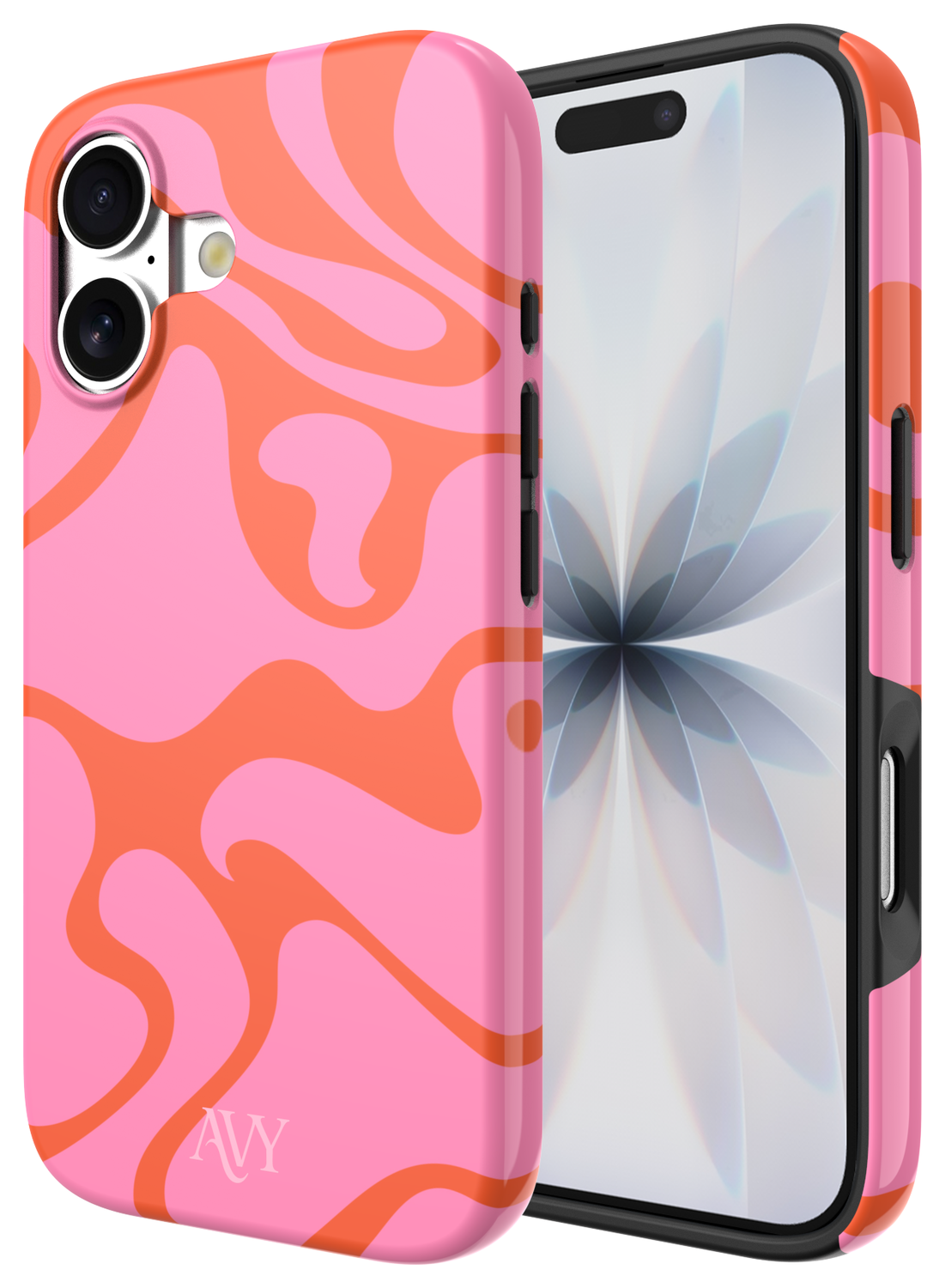 AVY Apple iPhone 17 Hoesje MagSafe Back Cover - Rosé Twist afbeelding 11