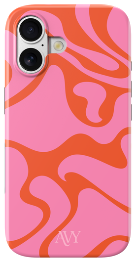 AVY Apple iPhone 17 Hoesje MagSafe Back Cover - Rosé Twist afbeelding 1