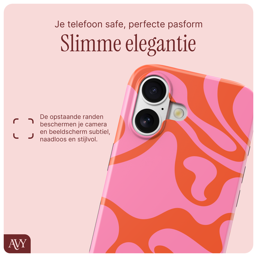 AVY Apple iPhone 17 Hoesje MagSafe Back Cover - Rosé Twist afbeelding 7