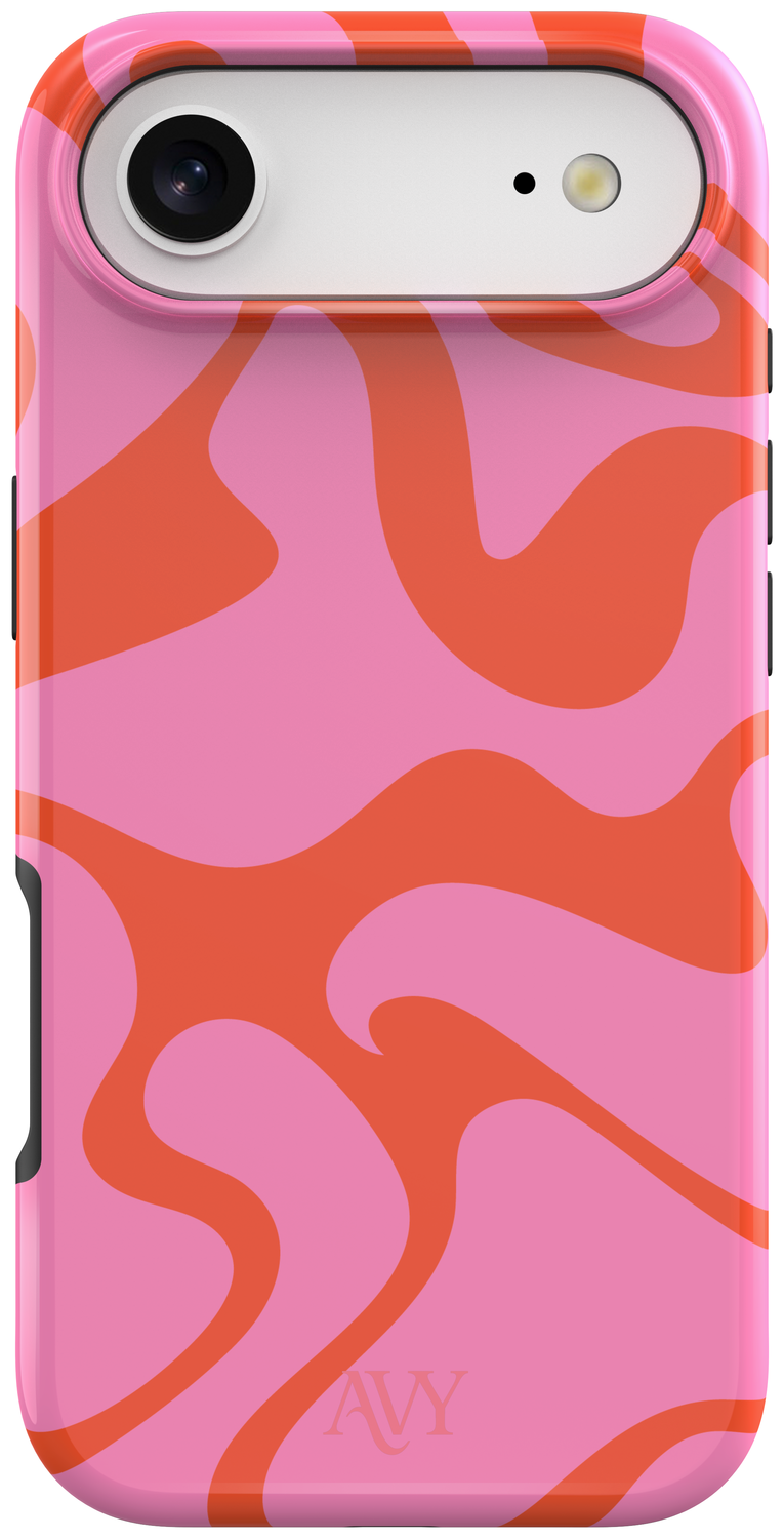 AVY Apple iPhone Air Hoesje MagSafe Back Cover Rosé Twist afbeelding 1