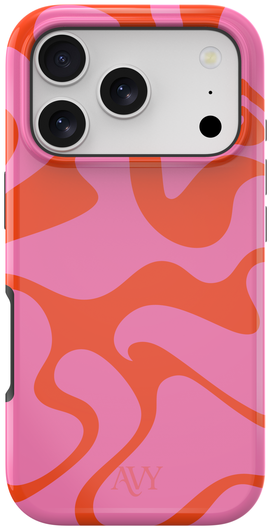 AVY Apple iPhone 17 Pro Max Hoesje MagSafe Back Cover Rosé Twist afbeelding 1