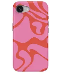 AVY Apple iPhone 16e Hoesje MagSafe Back Cover - Rosé Twist afbeelding