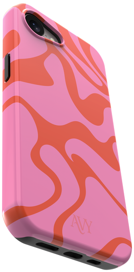 AVY Apple iPhone 16e Hoesje MagSafe Back Cover Rosé Twist afbeelding 11
