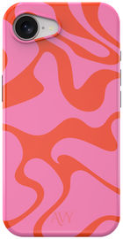 AVY Apple iPhone 16e Hoesje MagSafe Back Cover Rosé Twist afbeelding