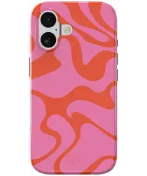 AVY Apple iPhone 16 Hoesje MagSafe Back Cover Rosé Twist afbeelding