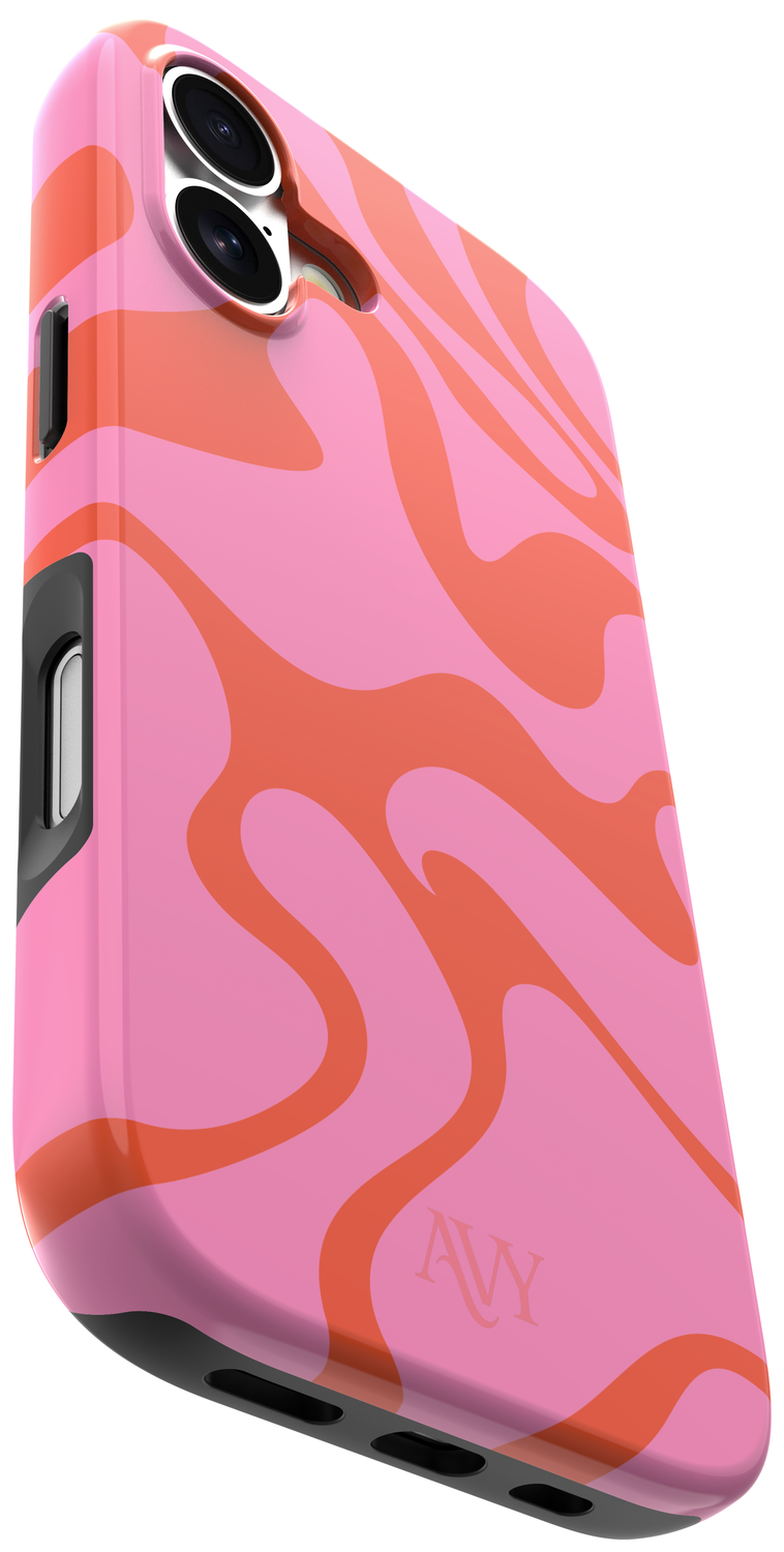 AVY Apple iPhone 16 Hoesje MagSafe Back Cover Rosé Twist afbeelding 11