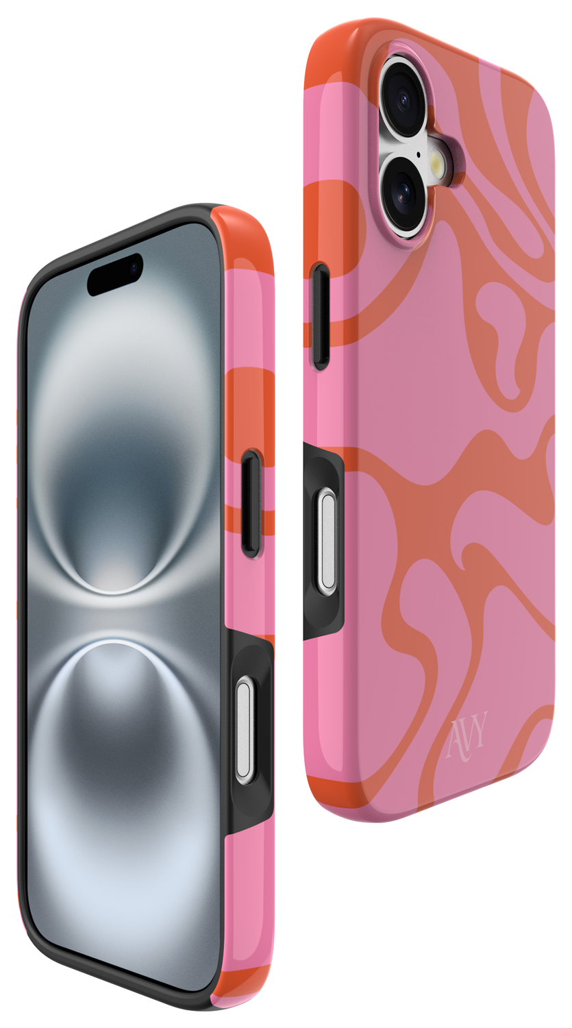 AVY Apple iPhone 16 Hoesje MagSafe Back Cover - Rosé Twist afbeelding 10