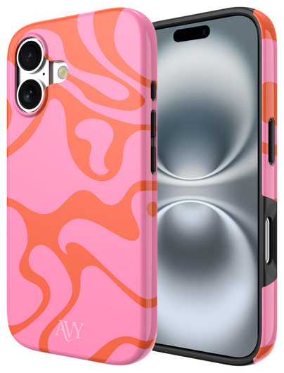 AVY Apple iPhone 16 Hoesje MagSafe Back Cover - Rosé Twist afbeelding 11