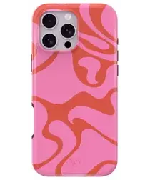 AVY Apple iPhone 16 Pro Hoesje MagSafe Back Cover - Rosé Twist afbeelding