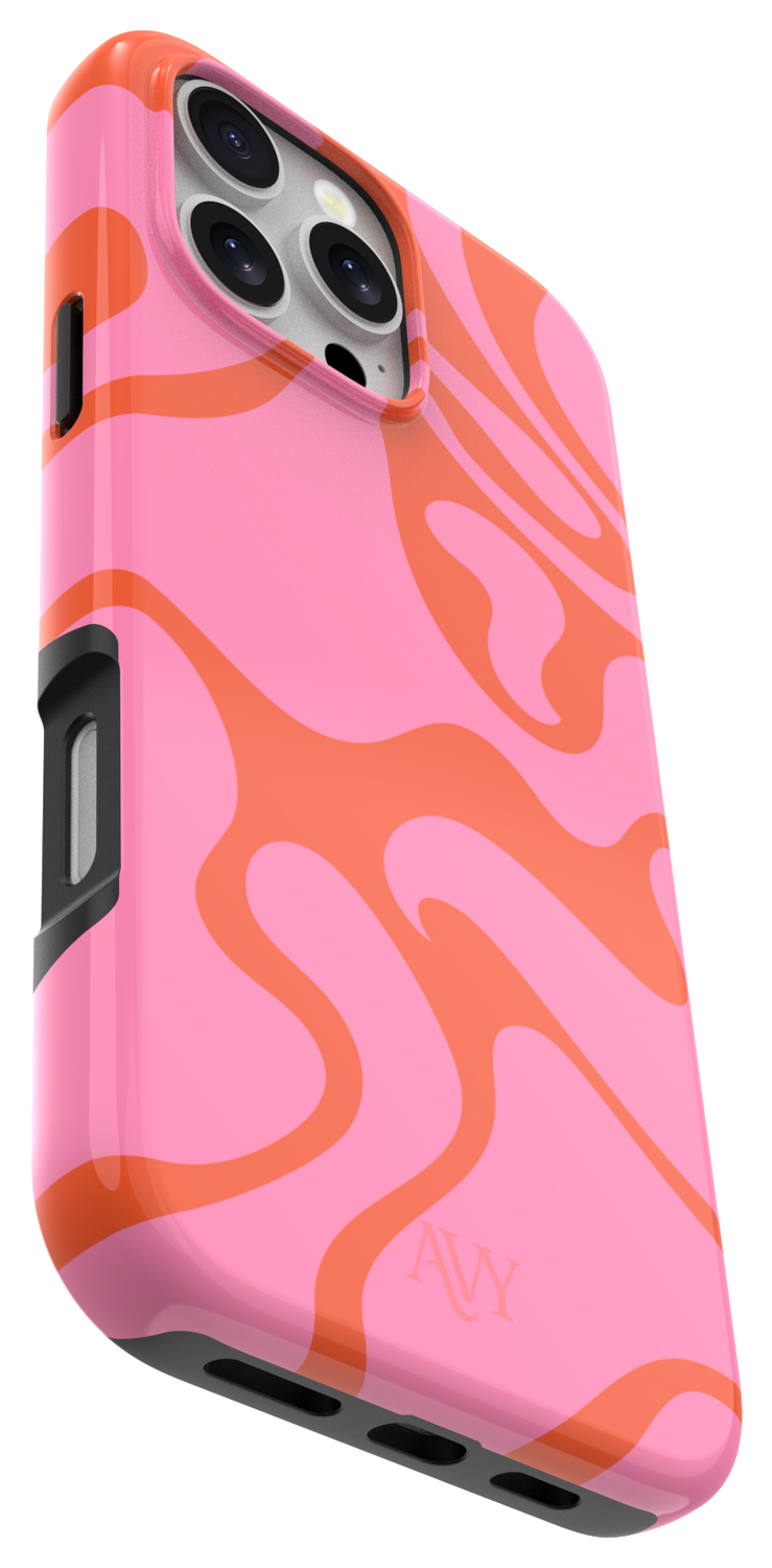 AVY Apple iPhone 16 Pro Hoesje MagSafe Back Cover - Rosé Twist afbeelding 12