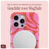 AVY Apple iPhone 16 Pro Hoesje MagSafe Back Cover - Rosé Twist afbeelding 6