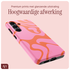 AVY Samsung Galaxy S24 Hoesje MagSafe Back Cover Rosé Twist afbeelding 8