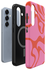 AVY Samsung Galaxy S24 Hoesje MagSafe Back Cover Rosé Twist afbeelding 13