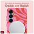 AVY Samsung Galaxy S24 Hoesje MagSafe Back Cover Rosé Twist afbeelding 6