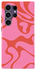 AVY Samsung Galaxy S24 Ultra Hoesje MagSafe Back Cover Rosé Twist