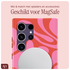 AVY Samsung Galaxy S24 Ultra Hoesje MagSafe Back Cover Rosé Twist afbeelding 7