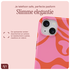 AVY Apple iPhone 14 / 13 Hoesje MagSafe Back Cover Rosé Twist afbeelding 8