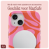 AVY Apple iPhone 14 / 13 Hoesje MagSafe Back Cover Rosé Twist afbeelding 6