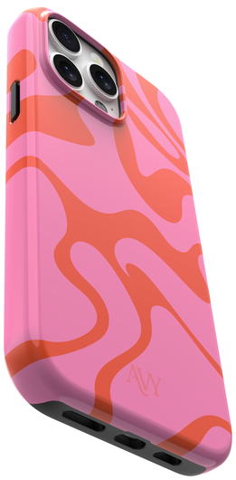 AVY Apple iPhone 14 Pro Hoesje MagSafe Back Cover Rosé Twist afbeelding 11