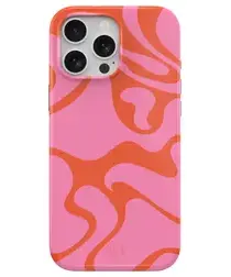 AVY Apple iPhone 14 Pro Max Hoesje MagSafe Back Cover Rosé Twist afbeelding