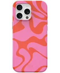 AVY Apple iPhone 12 / 12 Pro Hoesje MagSafe Back Cover Rosé Twist afbeelding