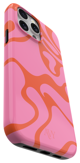AVY Apple iPhone 12 / 12 Pro Hoesje MagSafe Back Cover Rosé Twist afbeelding 12