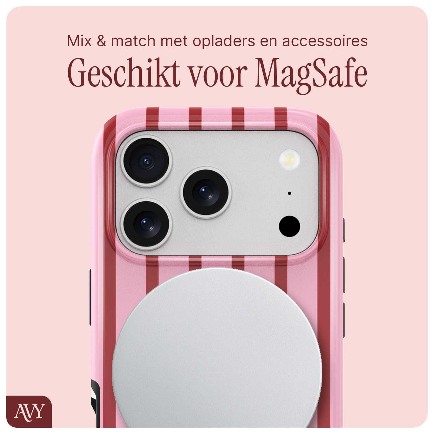 AVY Apple iPhone 17 Pro Max Hoesje MagSafe Back Cover - Linea Sol afbeelding 6